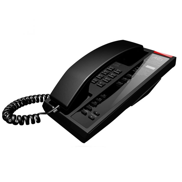 Slim Dual-Line Analog Corded Telephone – AKD-5203